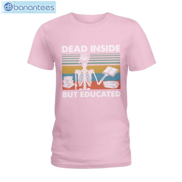 Dead Inside But Educated T-Shirt Long Sleeve Tee Product Photo 3