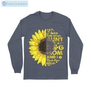 Dog Mom And Aunt T-Shirt Long Sleeve Tee Product Photo 7
