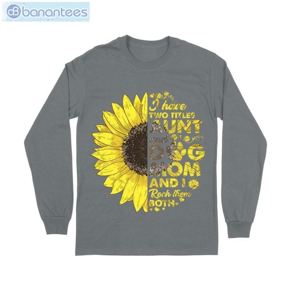 Dog Mom And Aunt T-Shirt Long Sleeve Tee Product Photo 8
