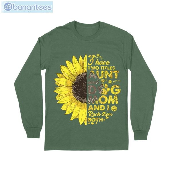 Dog Mom And Aunt T-Shirt Long Sleeve Tee Product Photo 9