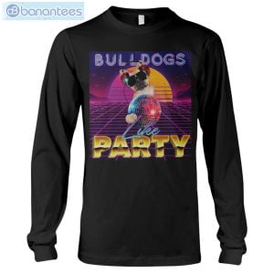 dog party bulldogs like party retro t shirt long sleeve tee 5 300x300 image Dog Party Bulldogs Like Party Retro T-Shirt Long Sleeve Tee Product Photo 6