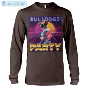 dog party bulldogs like party retro t shirt long sleeve tee 8 300x300 image Dog Party Bulldogs Like Party Retro T-Shirt Long Sleeve Tee Product Photo 9