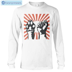 dog paw t shirt long sleeve tee 4 300x300 image Dog Paw T-Shirt Long Sleeve Tee Product Photo 5