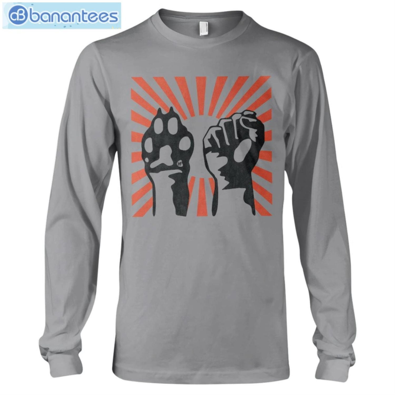 Dog Paw T-Shirt Long Sleeve Tee Dog Paw T-Shirt Long Sleeve Tee Product Photo 6