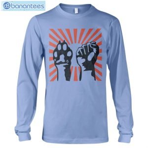 dog paw t shirt long sleeve tee 7 300x300 image Dog Paw T-Shirt Long Sleeve Tee Product Photo 8