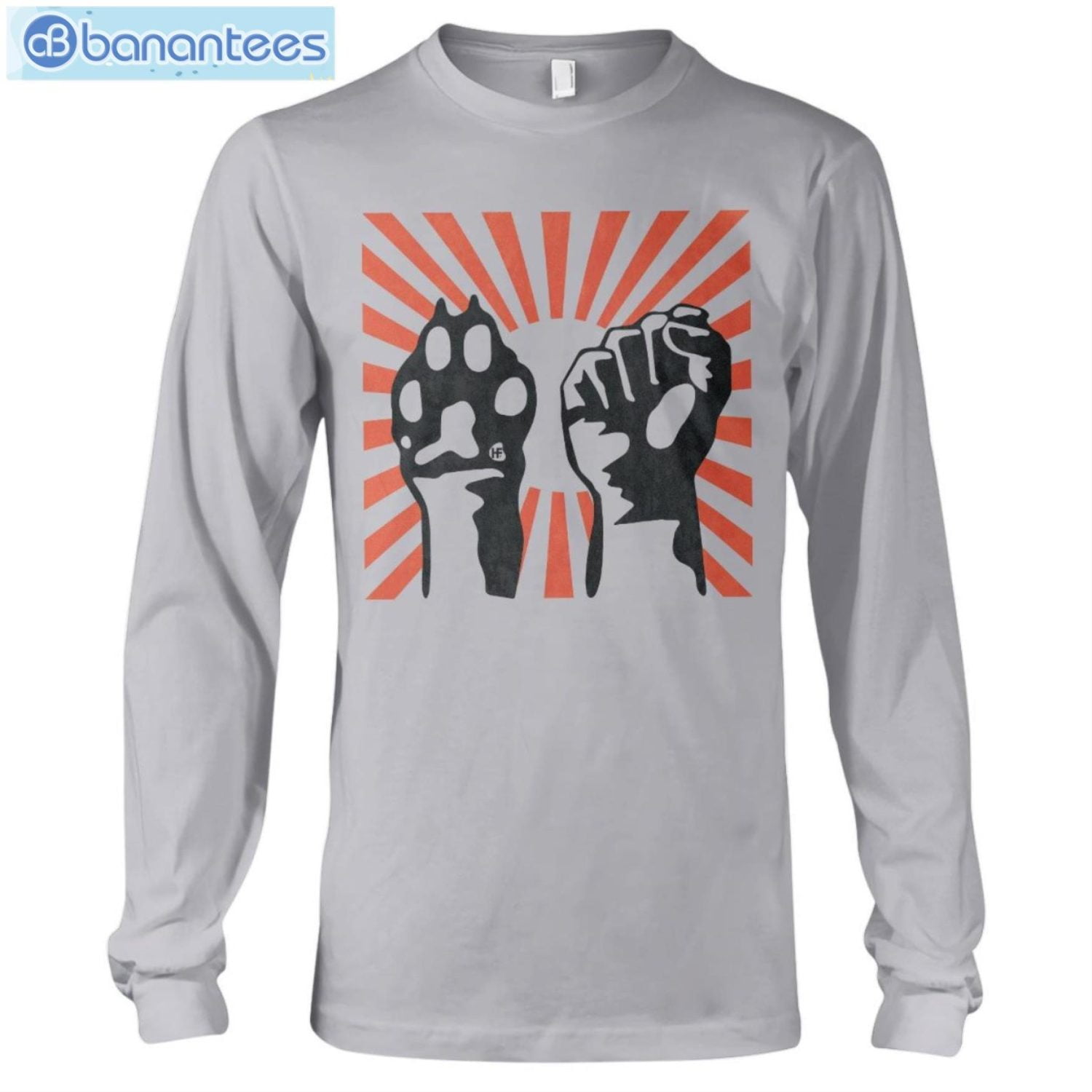 Dog Paw T-Shirt Long Sleeve Tee Dog Paw T-Shirt Long Sleeve Tee Product Photo 9