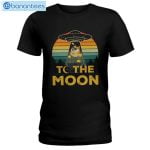 Dogecoin To The Moon Vintage T-Shirt Long Sleeve Tee Product Photo 1