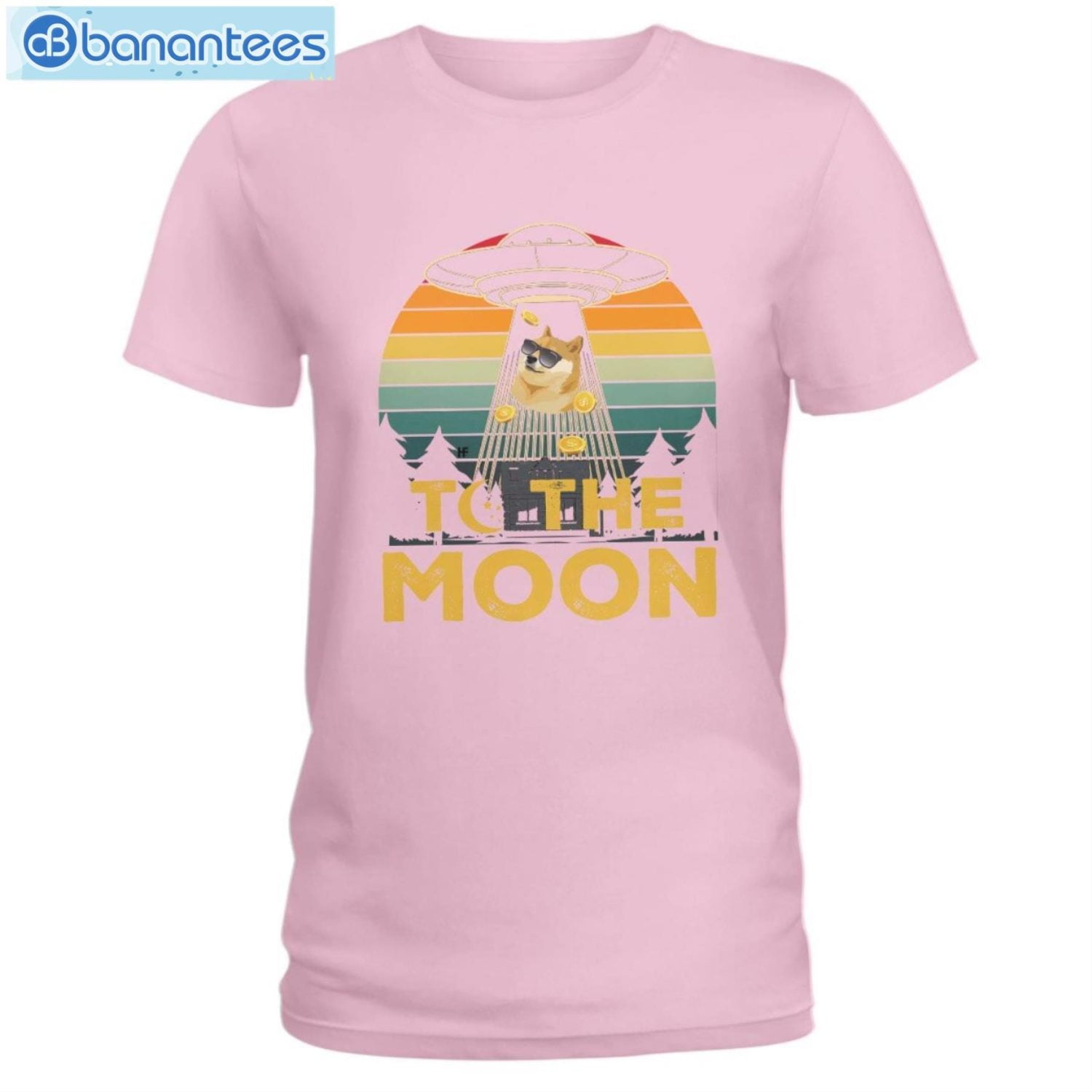 Dogecoin To The Moon Vintage T-Shirt Long Sleeve Tee Dogecoin To The Moon Vintage T-Shirt Long Sleeve Tee Product Photo 6