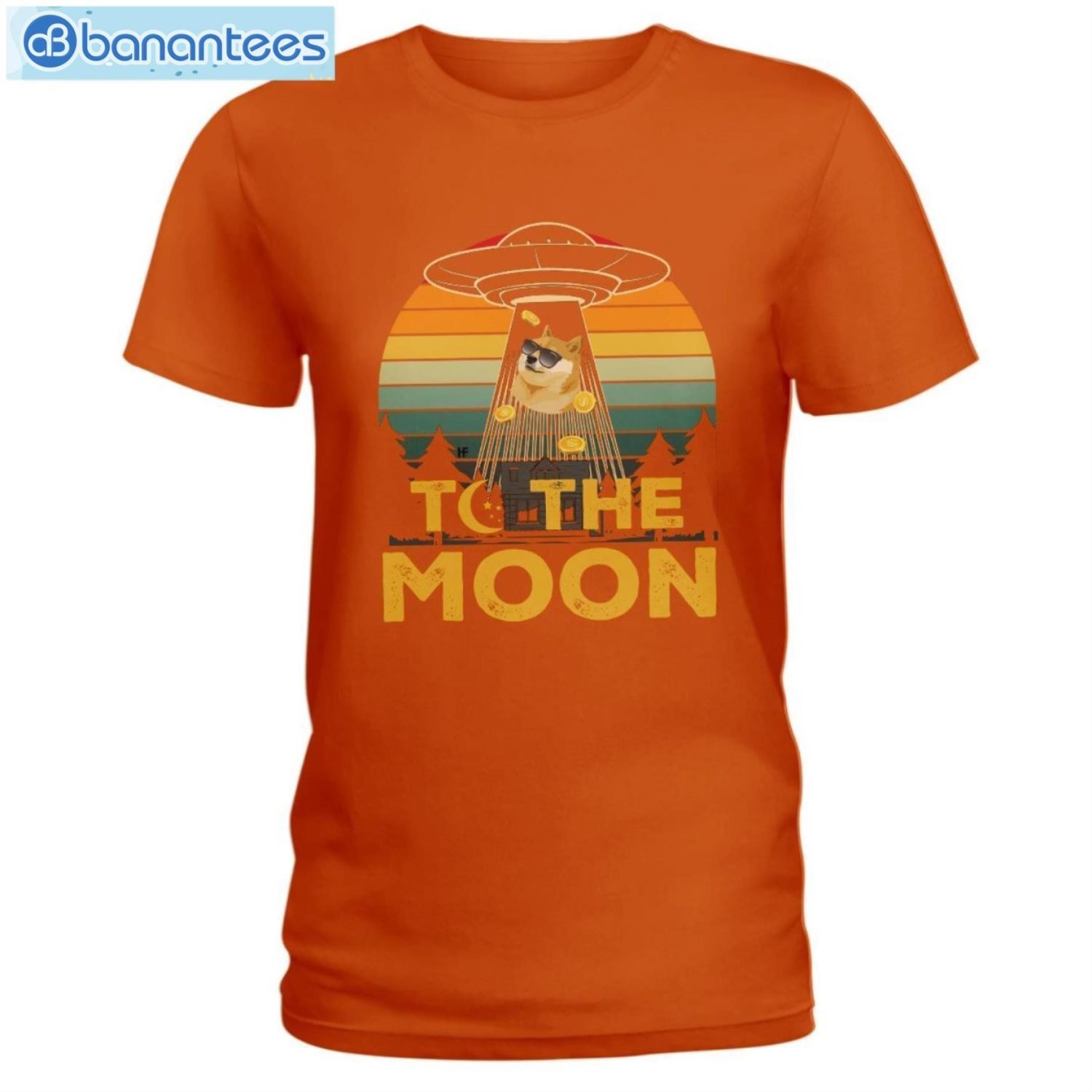 Dogecoin To The Moon Vintage T-Shirt Long Sleeve Tee Dogecoin To The Moon Vintage T-Shirt Long Sleeve Tee Product Photo 8
