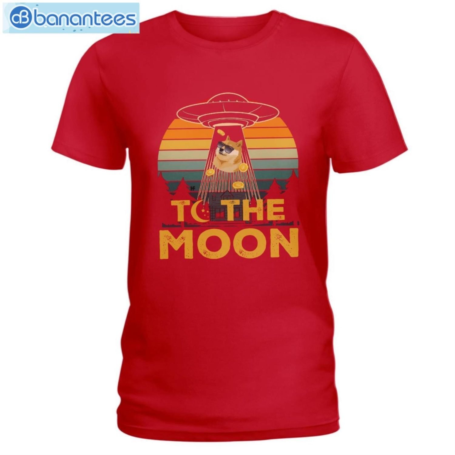 Dogecoin To The Moon Vintage T-Shirt Long Sleeve Tee Dogecoin To The Moon Vintage T-Shirt Long Sleeve Tee Product Photo 9