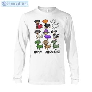 Dogs Happy Halloween T-Shirt Long Sleeves Tee Product Photo 2