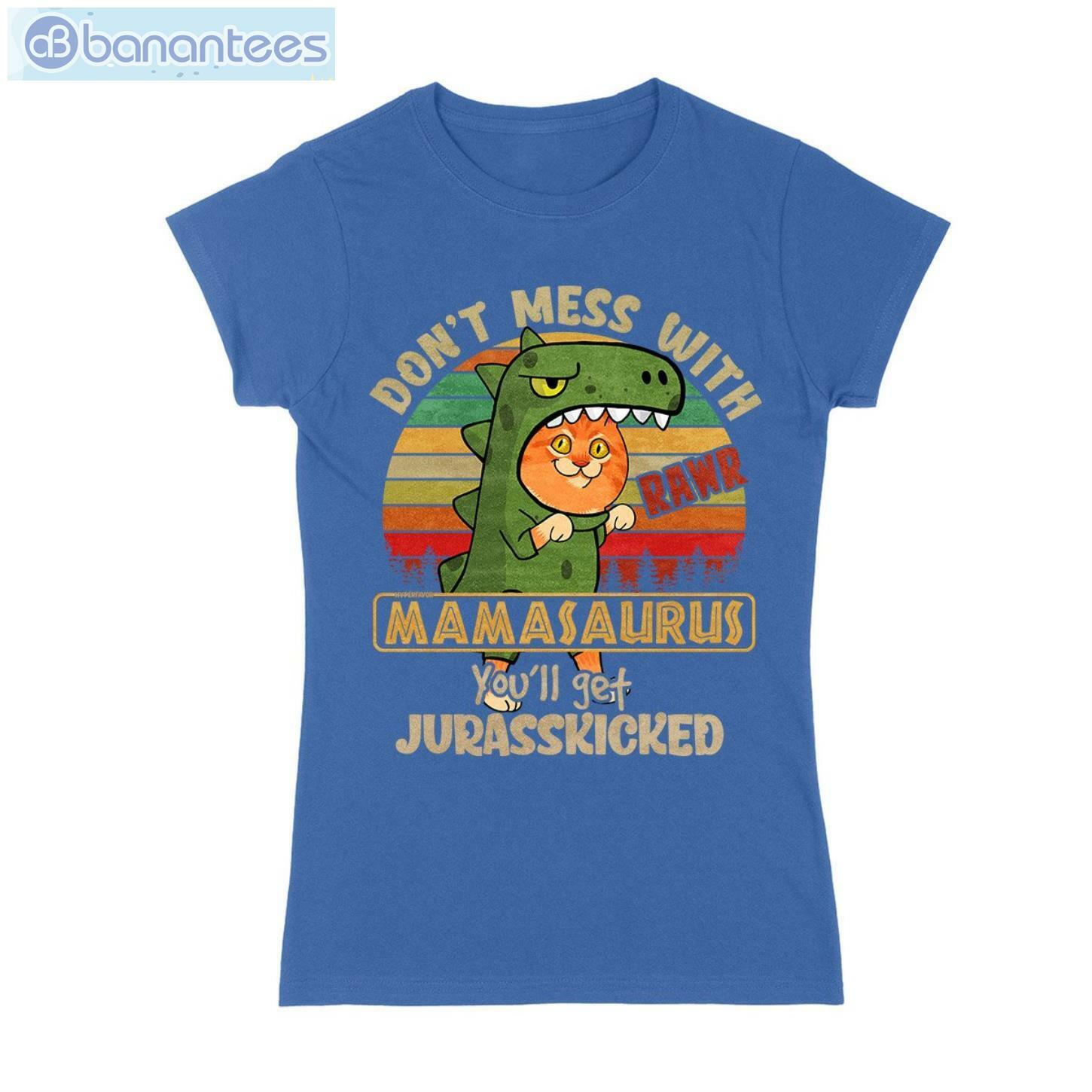Dont Mess With Mamasaurus Cat T-Shirt Long Sleeve Tee Dont Mess With Mamasaurus Cat T-Shirt Long Sleeve Tee Product Photo 4