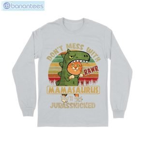 dont mess with mamasaurus cat t shirt long sleeve tee 9 300x300 image Dont Mess With Mamasaurus Cat T-Shirt Long Sleeve Tee Product Photo 10