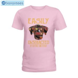 easily distracted by books and dogs t shirt long sleeve tee 4 300x300 image Easily Distracted By Books And Dogs T-Shirt Long Sleeve Tee Product Photo 5