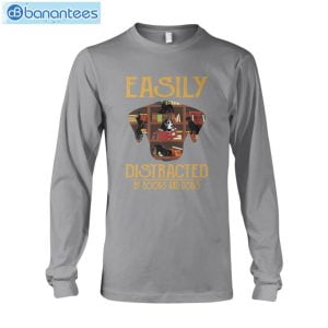 easily distracted by books and dogs t shirt long sleeve tee 8 300x300 image Easily Distracted By Books And Dogs T-Shirt Long Sleeve Tee Product Photo 9