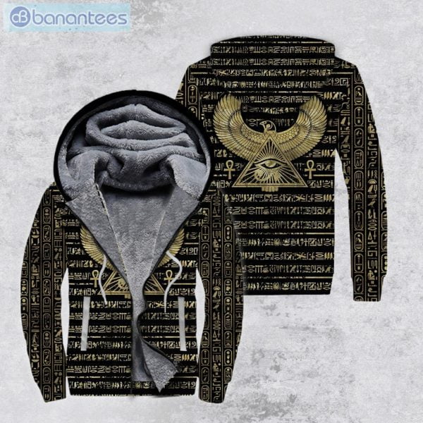 Egyptian Eye of Horus All Over Print Fleece Zip Hoodieproduct photo 1
