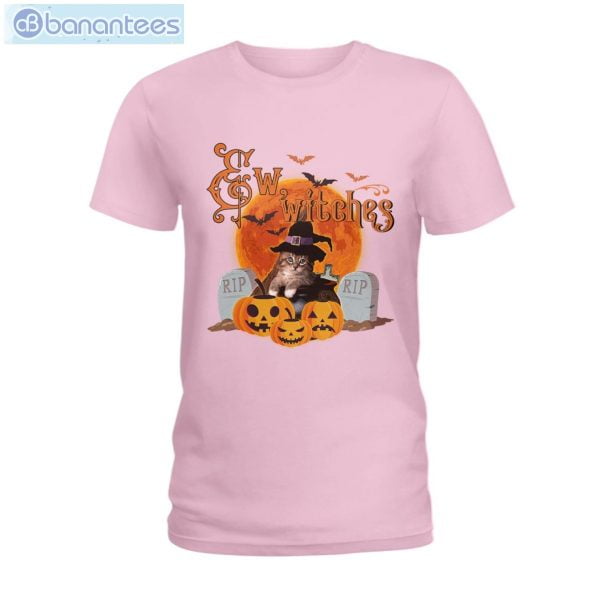 Eww, Witches Cat Halloween T-Shirt Long Sleeve Tee Product Photo 4