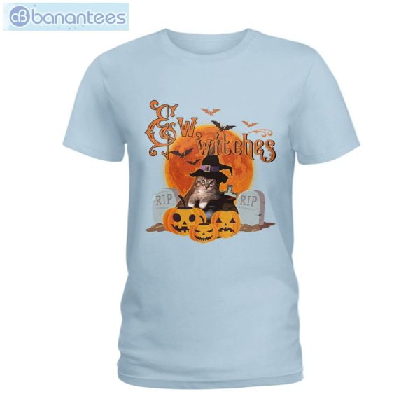Eww, Witches Cat Halloween T-Shirt Long Sleeve Tee Product Photo 5
