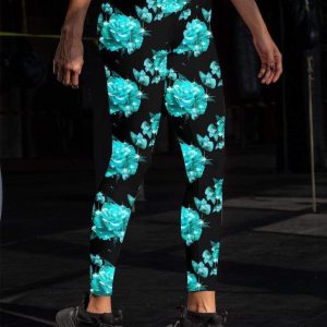 Faith Hope Love Butterfly Rose Blue Hoodie Or Leggings Product Photo 3