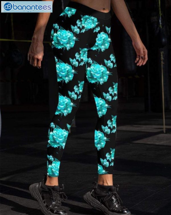 Faith Hope Love Butterfly Rose Blue Hoodie Or Leggings Product Photo 3