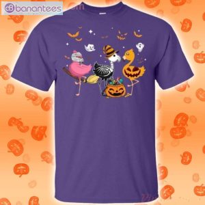 Flamingo Happy Halloween Funny T-Shirt Product Photo 2