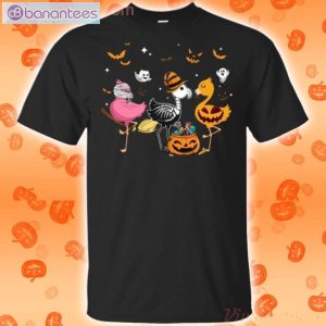 Flamingo Happy Halloween Funny T-Shirt Product Photo 1
