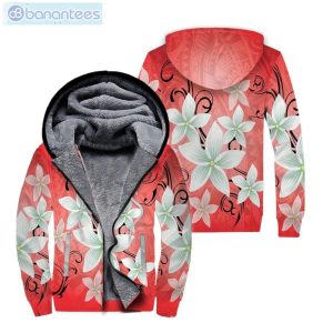 Flower Lover Best Gift All Over Print Fleece Zip Hoodieproduct photo 1