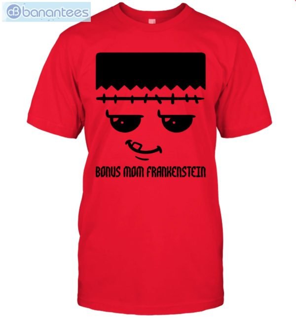 Frankenstein Family Halloween Bonus Mom T-Shirt Product Photo 3