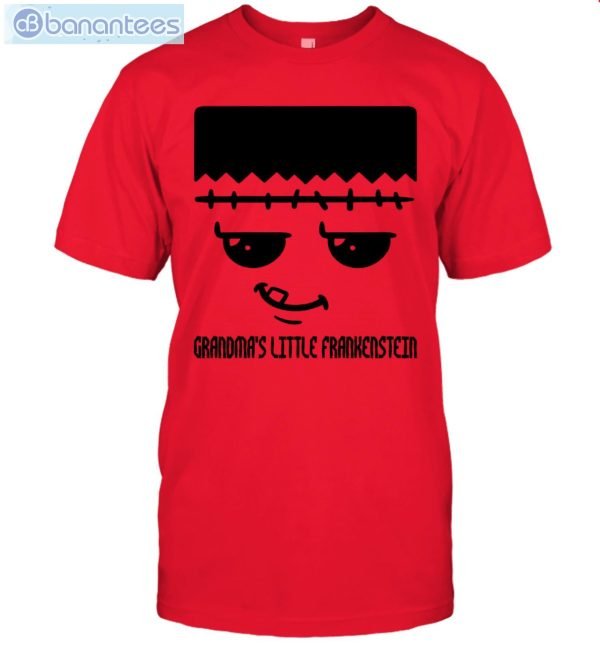Frankenstein Family Halloween Grandma's Little T-Shirt Product Photo 3
