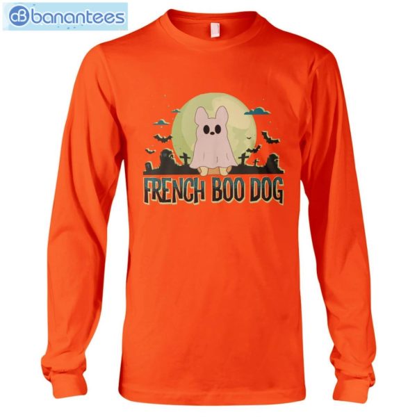 French Boo Dog Halloween Long Sleeve T-Shirt Product Photo 3