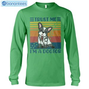 French Bulldog Trust Me I'm A Dogtor T-Shirt Long Sleeve Tee Product Photo 8