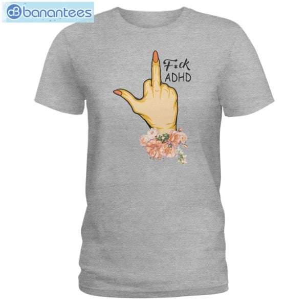 Fricking ADHD Awareness T-Shirt Long Sleeve Tee Product Photo 3