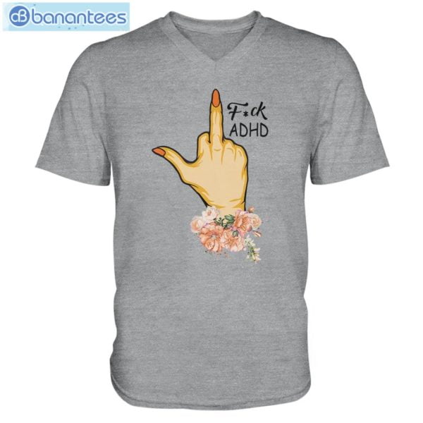 Fricking ADHD Awareness T-Shirt Long Sleeve Tee Product Photo 5