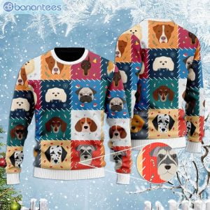Funny Dog Face Christmas Dog Lover Ugly Christmas Sweaterproduct photo 1