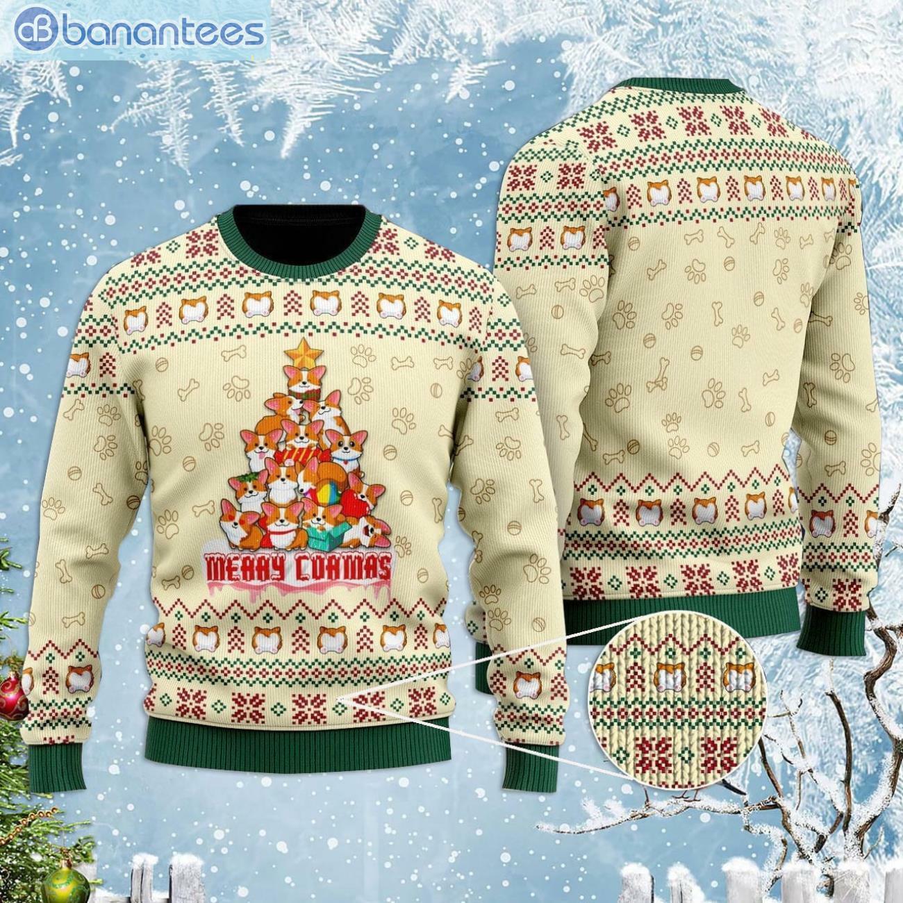 Funny Dog Merry Corgmas Corgi CHristmas Tree Ugly Christmas Sweater Funny Dog Merry Corgmas Corgi CHristmas Tree Ugly Christmas Sweaterproduct photo 1