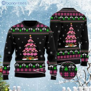 Funny Flamingo Tree Flamingo Lover Ugly Christmas Sweaterproduct photo 1