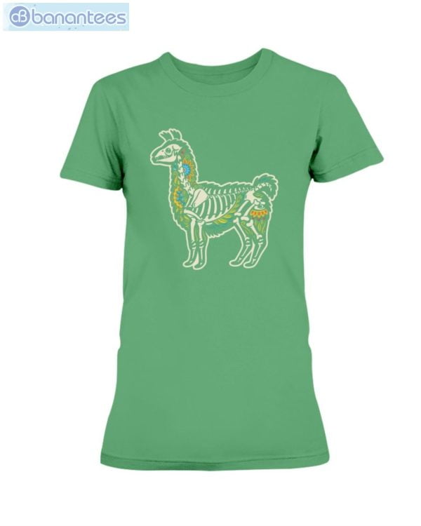 Funny Lama Skull Skeleton Halloween T-Shirt Product Photo 4