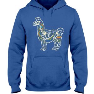 Funny Lama Skull Skeleton Halloween T-Shirt Product Photo 6