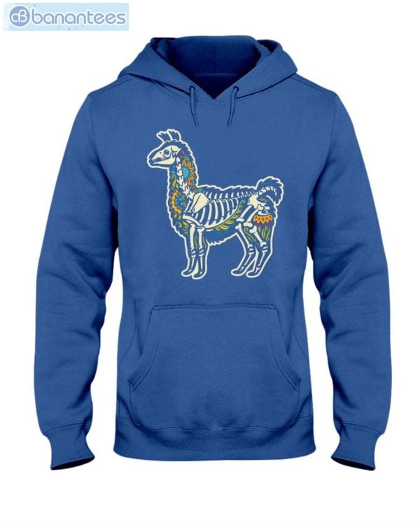 Funny Lama Skull Skeleton Halloween T-Shirt Product Photo 6