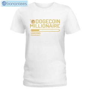 Funny Millionaire Loading Dogecoin T-Shirt Long Sleeve Tee Product Photo 2