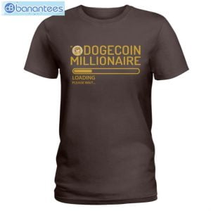 Funny Millionaire Loading Dogecoin T-Shirt Long Sleeve Tee Product Photo 3