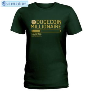 Funny Millionaire Loading Dogecoin T-Shirt Long Sleeve Tee Product Photo 5