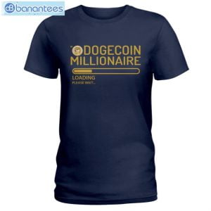 Funny Millionaire Loading Dogecoin T-Shirt Long Sleeve Tee Product Photo 8