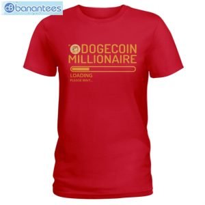 Funny Millionaire Loading Dogecoin T-Shirt Long Sleeve Tee Product Photo 9