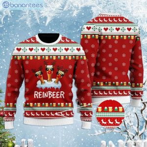 Funny Reindeer Reinbeer Christmas Ugly Christmas Sweaterproduct photo 1