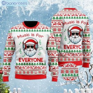 Funny Santa Mic Is For Everyone Best Gift Ugly Christmas Sweaterproduct photo 1