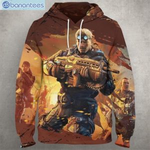 Gears Of War All Over Print 3D Hoodie Product Photo 1