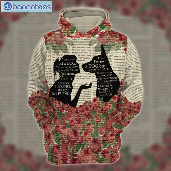 German Shepherd And Girl Therapist Best Friend 3D Hoodie And Leggings Set Product Photo 2