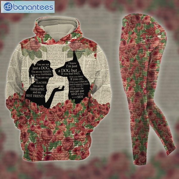 German Shepherd And Girl Therapist Best Friend 3D Hoodie And Leggings Set Product Photo 1