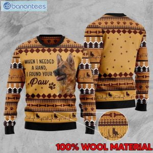 German Shepherd Dog Christmas Ugly Sweater Product Photo 1